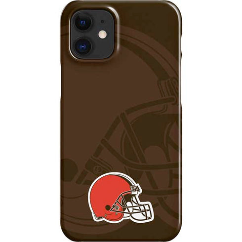 NFL Cleveland Browns Double Vision iPhone 12 Mini Lite Case