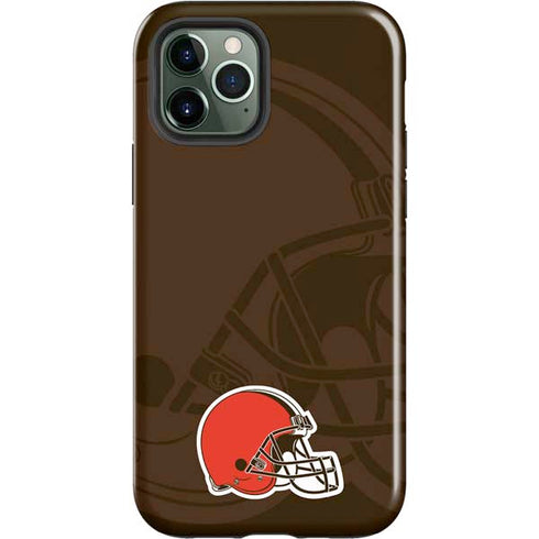NFL Cleveland Browns Double Vision iPhone 12 Pro Impact Case