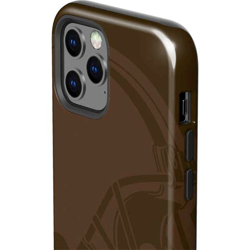 NFL Cleveland Browns Double Vision iPhone 12 Pro Impact Case