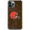 NFL Cleveland Browns Double Vision iPhone 12 Pro Max Clear Case