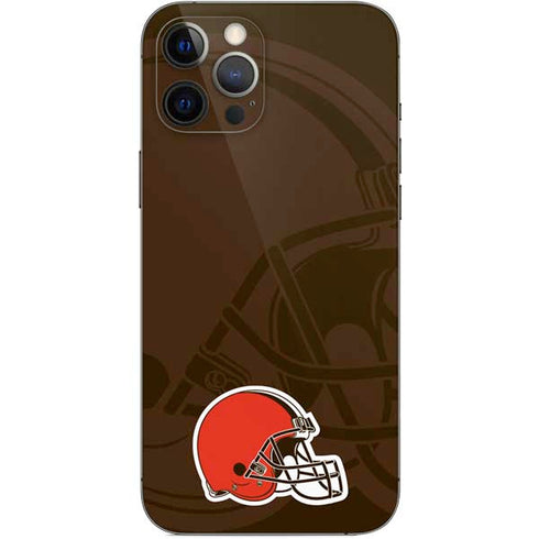 NFL Cleveland Browns Double Vision iPhone 12 Pro Max Skin