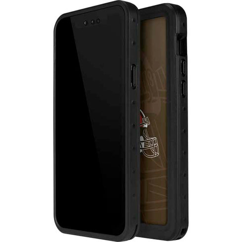 NFL Cleveland Browns Double Vision iPhone 12 Pro Waterproof Case