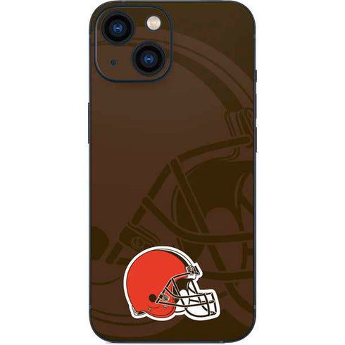 NFL Cleveland Browns Double Vision iPhone 13 Mini Skin