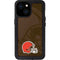 NFL Cleveland Browns Double Vision iPhone 13 Mini Waterproof Case