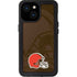 NFL Cleveland Browns Double Vision iPhone 13 Mini Waterproof Case