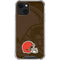 NFL Cleveland Browns Double Vision iPhone 15 Plus Clear Case