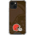 NFL Cleveland Browns Double Vision iPhone 15 Plus Clear Case