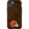 NFL Cleveland Browns Double Vision iPhone 14 Impact Case