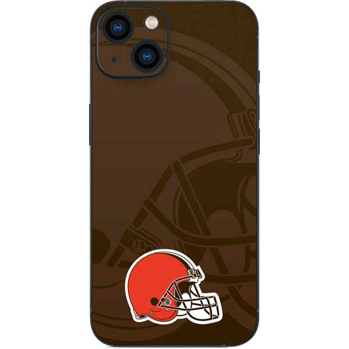 NFL Cleveland Browns Double Vision iPhone 14 Plus Skin