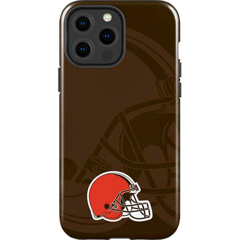 NFL Cleveland Browns Double Vision iPhone 15 Pro Max Impact Case