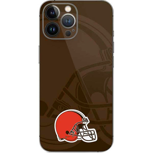 NFL Cleveland Browns Double Vision iPhone 14 Pro Max Skin