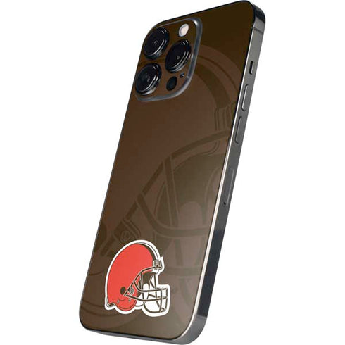 NFL Cleveland Browns Double Vision iPhone 14 Pro Max Skin