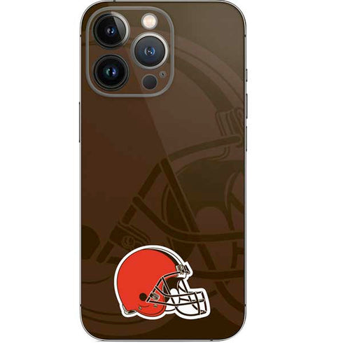 NFL Cleveland Browns Double Vision iPhone 14 Pro Skin