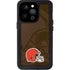 NFL Cleveland Browns Double Vision iPhone 14 Pro Waterproof Case