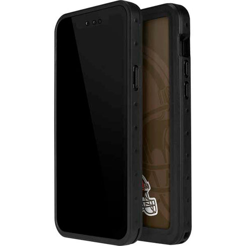 NFL Cleveland Browns Double Vision iPhone 15 Waterproof Case