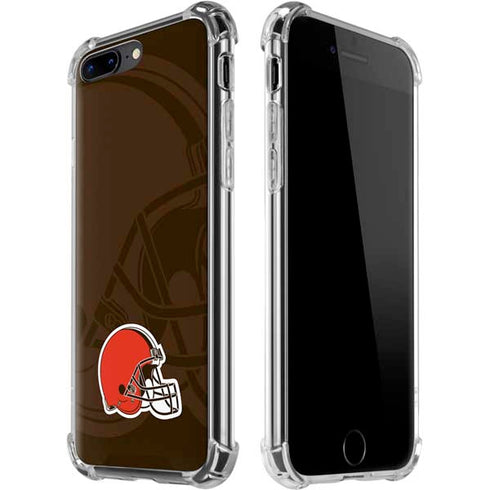 NFL Cleveland Browns Double Vision iPhone 7/8 Plus Clear Case