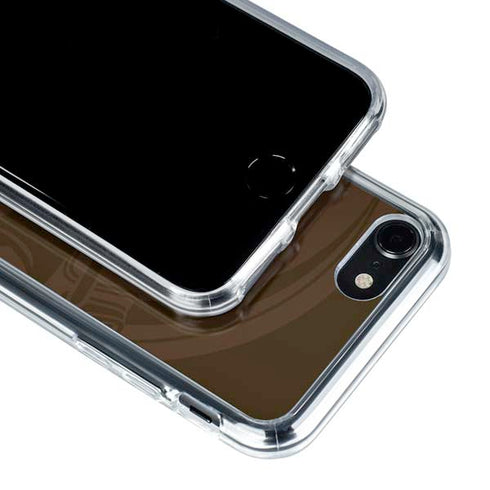 NFL Cleveland Browns Double Vision iPhone SE (2nd & 3rd Gen) Clear Case