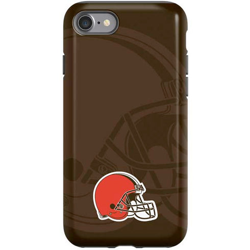 NFL Cleveland Browns Double Vision iPhone SE (2nd & 3rd Gen) Pro Case