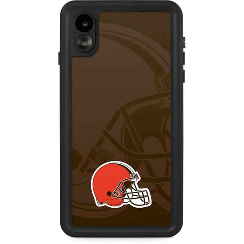 NFL Cleveland Browns Double Vision iPhone XR Waterproof Case