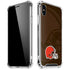 NFL Cleveland Browns Double Vision iPhone XS Max Clear Case