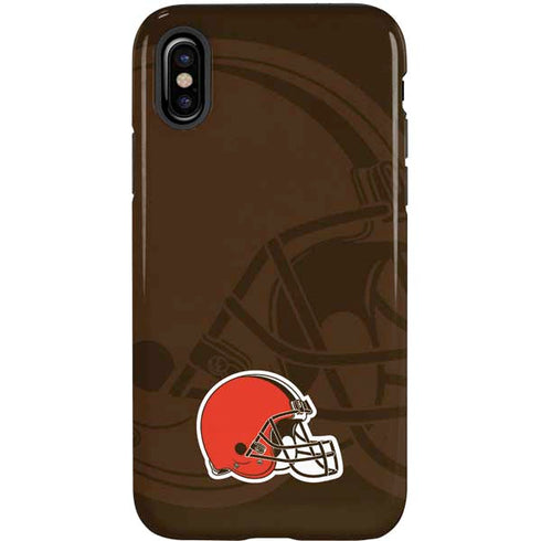 NFL Cleveland Browns Double Vision iPhone XS Pro Case