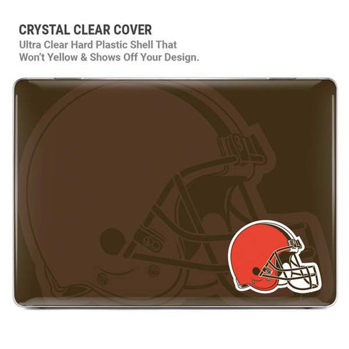 NFL Cleveland Browns Double Vision MacBook Pro 16in (2021-25) Case plus Skin