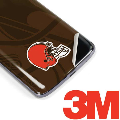 NFL Cleveland Browns Double Vision Moto E5 Plus Skin