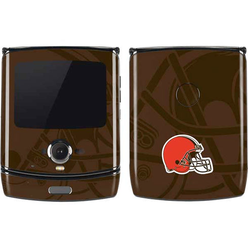 NFL Cleveland Browns Double Vision Motorola RAZR Skin