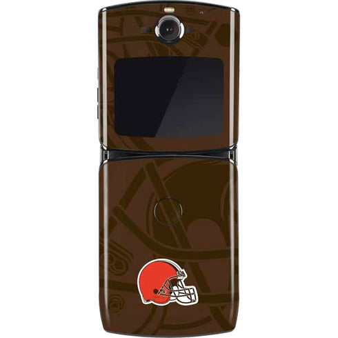 NFL Cleveland Browns Double Vision Motorola RAZR Skin