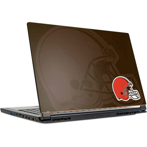 NFL Cleveland Browns Double Vision MSI GS65 Stealth Laptop Skin