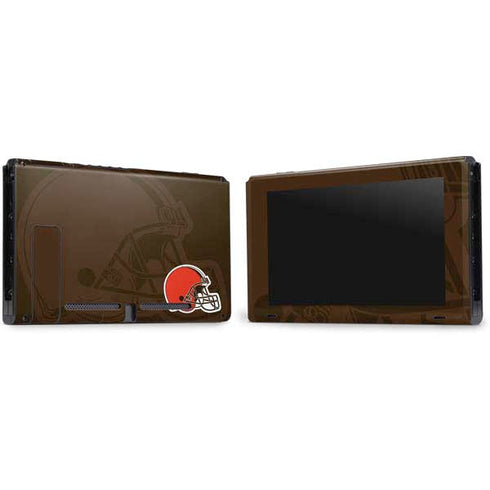 NFL Cleveland Browns Double Vision Nintendo Switch Bundle Skin