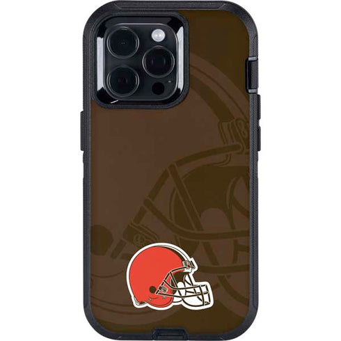 NFL Cleveland Browns Double Vision Otterbox Defender iPhone Skin