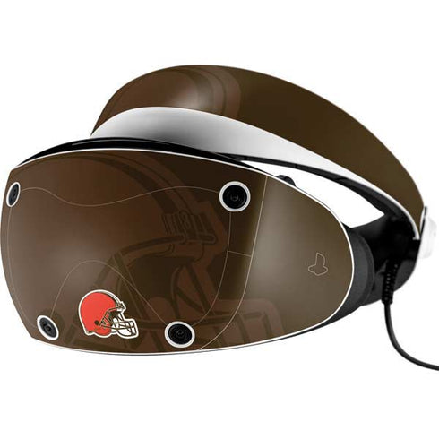 NFL Cleveland Browns Double Vision PlayStation VR2 Skin