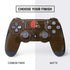 NFL Cleveland Browns Double Vision PS4 Controller Skin