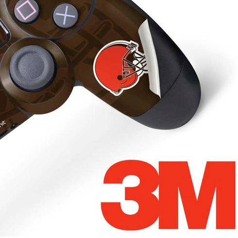 NFL Cleveland Browns Double Vision PS4 Controller Skin