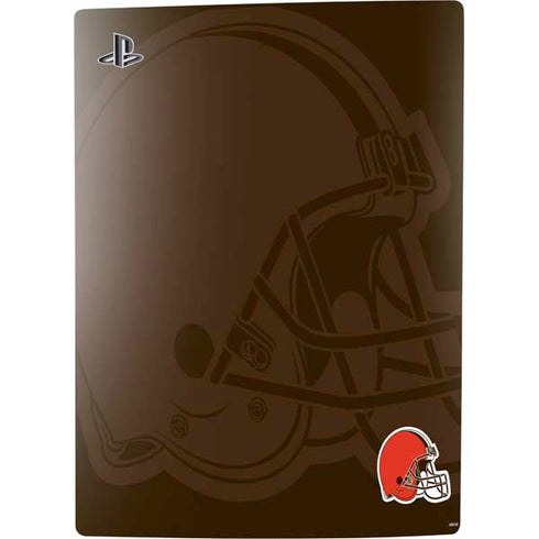 NFL Cleveland Browns Double Vision PS5 Digital Edition Console Skin