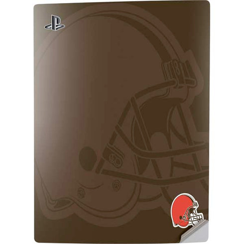 NFL Cleveland Browns Double Vision PS5 Digital Edition Console Skin