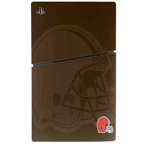 NFL Cleveland Browns Double Vision PS5 Slim Digital Edition Bundle Skin