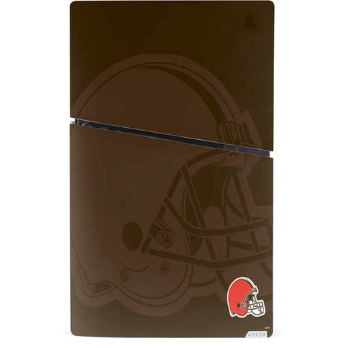 NFL Cleveland Browns Double Vision PS5 Slim Digital Edition Bundle Skin