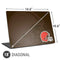 NFL Cleveland Browns Double Vision Universal Laptop 18in (14.6 x 10.6in) Skin