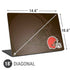 NFL Cleveland Browns Double Vision Universal Laptop 18in (14.6 x 10.6in) Skin