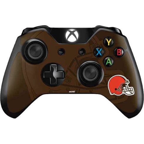 NFL Cleveland Browns Double Vision Xbox One Controller Skin