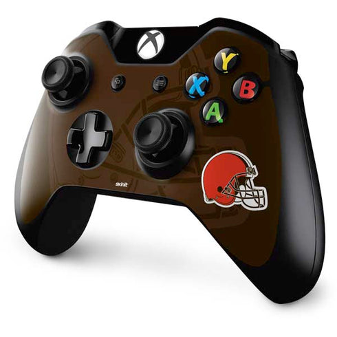 NFL Cleveland Browns Double Vision Xbox One Controller Skin