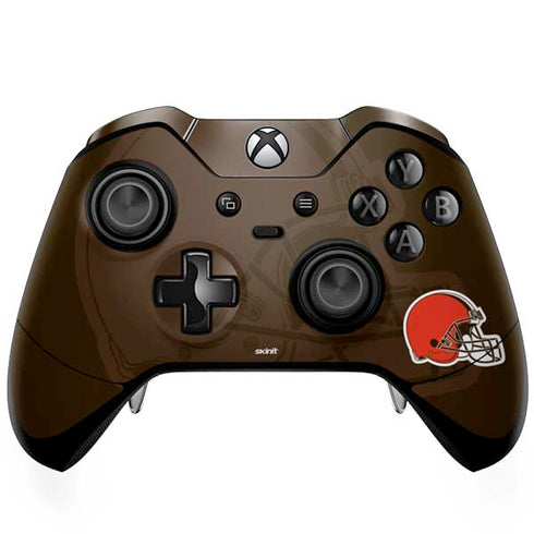 NFL Cleveland Browns Double Vision Xbox One Elite Controller Skin