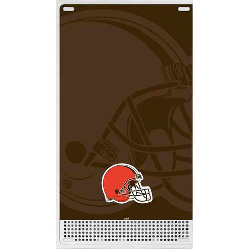 NFL Cleveland Browns Double Vision Xbox Series S Console Skin