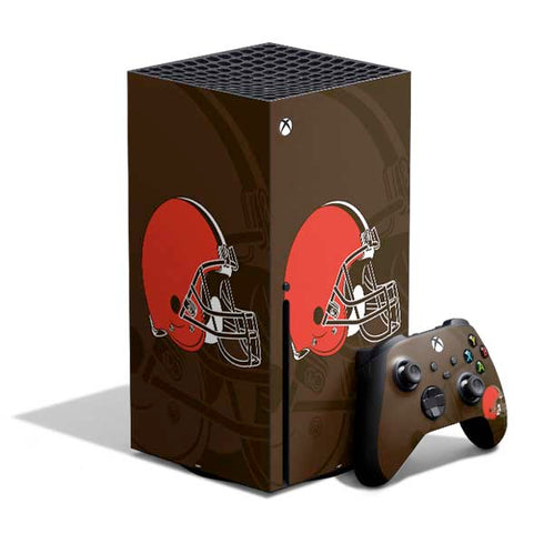NFL Cleveland Browns Double Vision Xbox Series X Bundle Skin