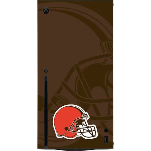NFL Cleveland Browns Double Vision Xbox Series X Console Skin