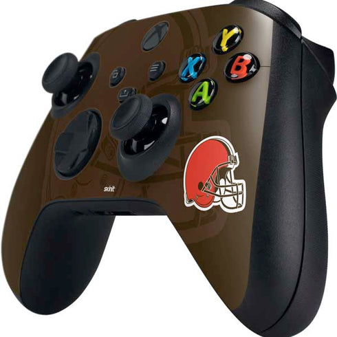 NFL Cleveland Browns Double Vision Xbox Series X Controller Skin