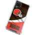 NFL Cleveland Browns Galaxy A12 Clear Case