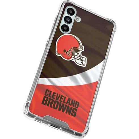 NFL Cleveland Browns Galaxy A13 5G Clear Case